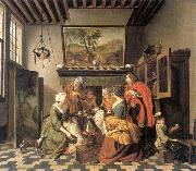 HOREMANS, Jan Jozef II The Marriage Contract sfg oil painting on canvas